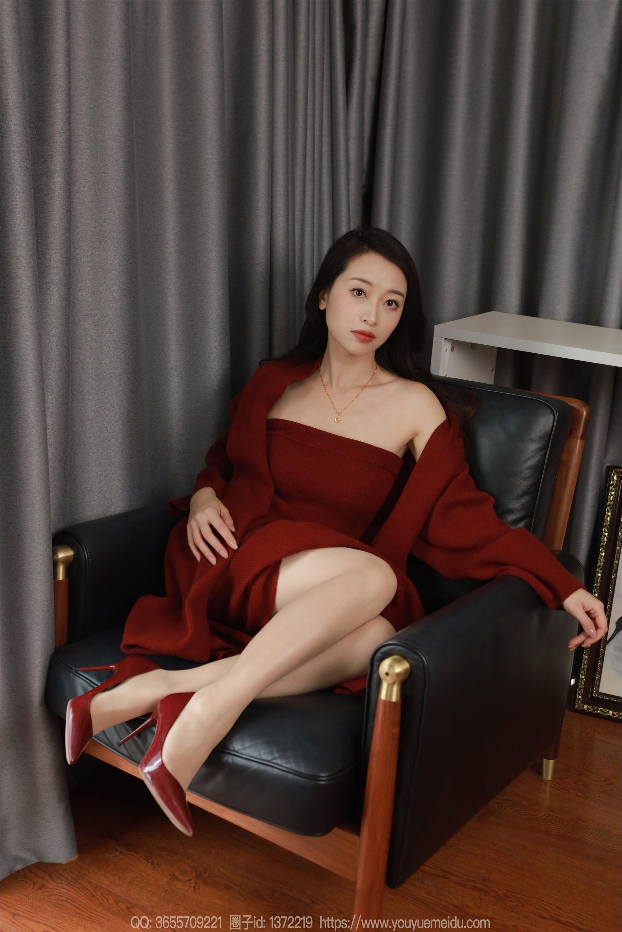 IESS异思趣向  2025.01.27 丝享家 1961 小婕《红色针织裙（上）》